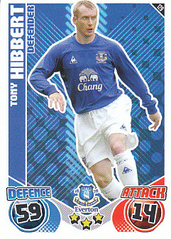 Tony Hibbert Everton 2010/11 Topps Match Attax #129
